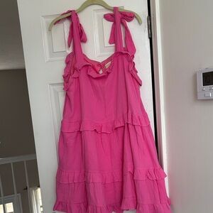 Altar'd State Vibrant Pink Sleeveless Top